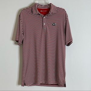 Men’s Onward Reserve Striped Polo UGA Georgia Bulldogs Small